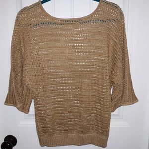 New Directions gold sweater